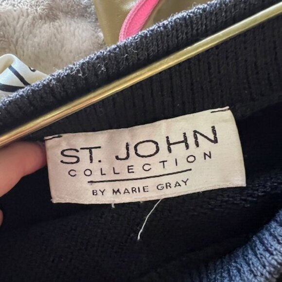 St. John Collection Three Piece Knit Yellow Suit - Picture 9 of 10